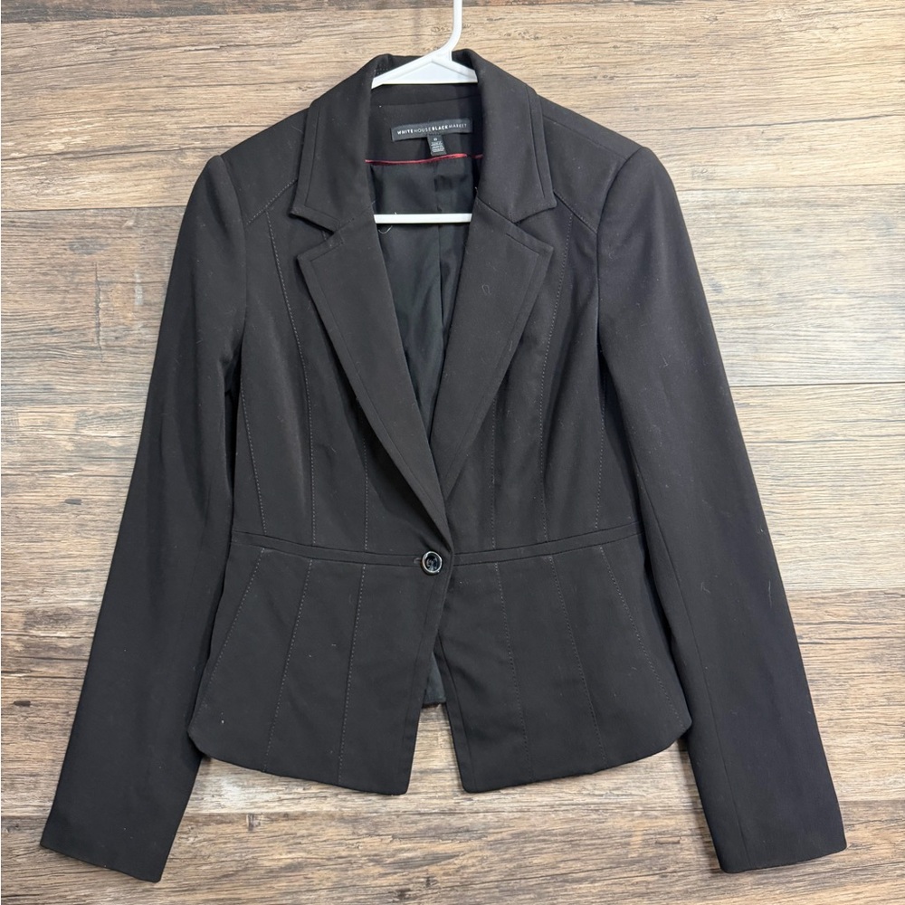 White House Black Market Classic Black‎ Blazer